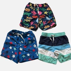 Toddler Size 4 Hanna Andersson Swim Trunks Bundle